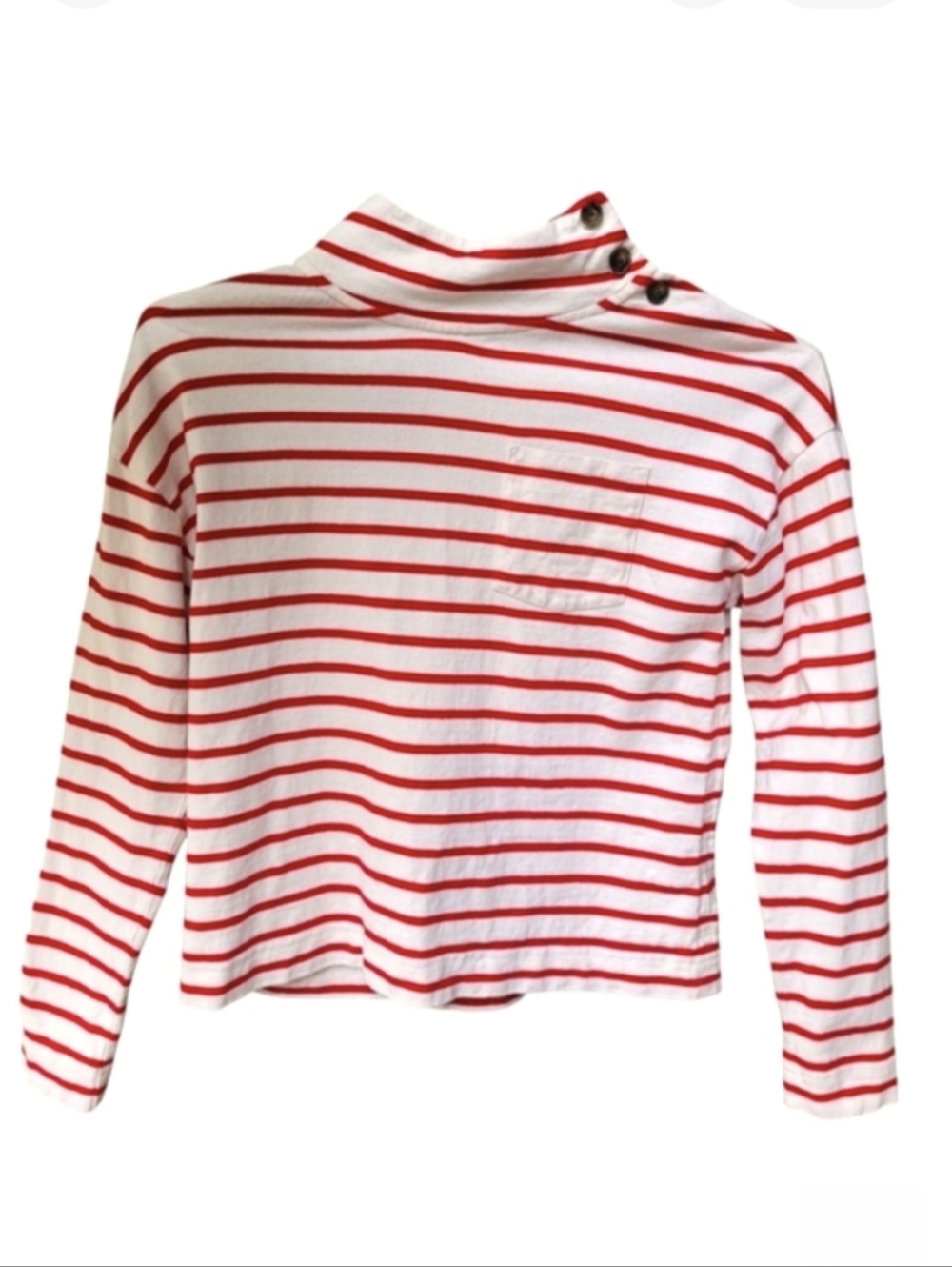 Vineyard Vines Mock Neck Striped Pullover Size M